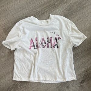 Volcom women’s sz small crop top aloha